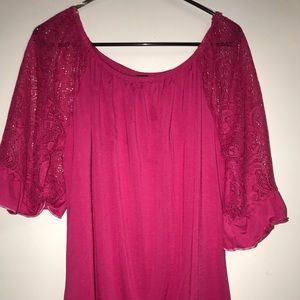 Hair pink women’s blouse